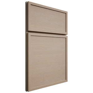 Shiloh Cabinetry Full Overlay Napa Horizontal White Oak Rift Cut Straw Door