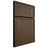 Shiloh Cabinetry Full Overlay Napa Vertical Alder Plain Cut Caviar Door