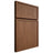 Shiloh Cabinetry Full Overlay Napa Vertical Alder Plain Cut Cola Door