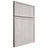 Shiloh Cabinetry Full Overlay Napa Vertical Alder Plain Cut Cotton Door