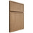 Shiloh Cabinetry Full Overlay Napa Vertical Alder Plain Cut Dusty Road Door