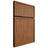 Shiloh Cabinetry Full Overlay Napa Vertical Cherry Plain Cut Coffee Door