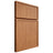 Shiloh Cabinetry Full Overlay Napa Vertical Cherry Plain Cut Medium Door