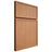 Shiloh Cabinetry Full Overlay Napa Vertical Cherry Plain Cut Natural Door