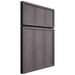 Shiloh Cabinetry Full Overlay Napa Vertical Hickory Plain Cut Cadet Door
