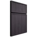 Shiloh Cabinetry Full Overlay Napa Vertical Hickory Plain Cut Harbor Door
