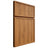 Shiloh Cabinetry Full Overlay Napa Vertical Hickory Plain Cut Medium Door