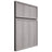 Shiloh Cabinetry Full Overlay Napa Vertical Hickory Plain Cut Stratus Door