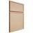 Shiloh Cabinetry Full Overlay Napa Vertical Maple Plain Cut Natural Door