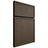 Shiloh Cabinetry Full Overlay Napa Vertical Maple Plain Cut Perfect Brown Door
