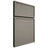 Shiloh Cabinetry Full Overlay Napa Vertical Maple Plain Cut Thyme Door