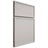 Shiloh Cabinetry Full Overlay Napa Vertical Paintable Amazing Gray Door