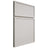 Shiloh Cabinetry Full Overlay Napa Vertical Paintable Beige Door