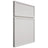 Shiloh Cabinetry Full Overlay Napa Vertical Paintable Soft White Door