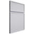 Shiloh Cabinetry Full Overlay Napa Vertical Paintable Upward Door