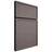 Shiloh Cabinetry Full Overlay Napa Vertical Poplar Plain Cut Heatherstone Door