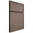 Shiloh Cabinetry Full Overlay Napa Vertical Poplar Plain Cut River Rock Door