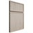 Shiloh Cabinetry Full Overlay Napa Vertical Poplar Plain Cut Seagull Door