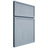 Shiloh Cabinetry Full Overlay Napa Vertical Poplar Plain Cut Sky Door