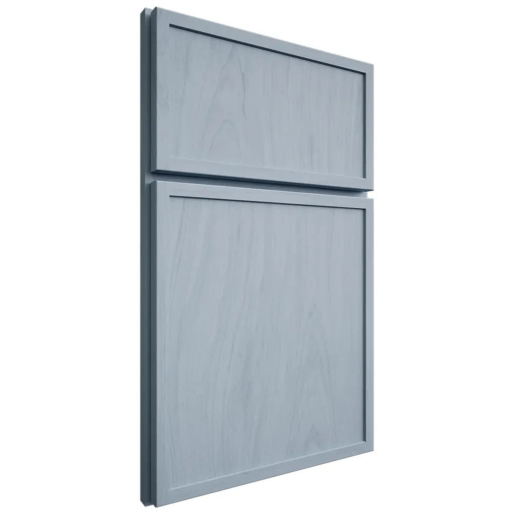 Shiloh Cabinetry Full Overlay Napa Vertical Poplar Plain Cut Sky Door
