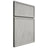 Shiloh Cabinetry Full Overlay Napa Vertical Poplar Plain Cut Stratus Door