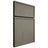Shiloh Cabinetry Full Overlay Napa Vertical Poplar Plain Cut Thyme Door