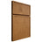 Shiloh Cabinetry Full Overlay Napa Vertical Red Oak Plain Cut Autumn Door