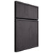 Shiloh Cabinetry Full Overlay Napa Vertical Red Oak Plain Cut Harbor Door