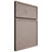 Shiloh Cabinetry Full Overlay Napa Vertical Red Oak Plain Cut Sterling Door