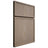 Shiloh Cabinetry Full Overlay Napa Vertical White Oak Plain Cut Almond Door