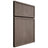 Shiloh Cabinetry Full Overlay Napa Vertical White Oak Plain Cut Clay Door