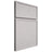 Shiloh Cabinetry Full Overlay Napa Vertical White Oak Plain Cut Cotton Door