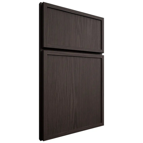 Shiloh Cabinetry Full Overlay Napa Vertical White Oak Plain Cut Morel Door
