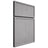 Shiloh Cabinetry Full Overlay Napa Vertical White Oak Plain Cut Stratus Door
