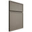 Shiloh Cabinetry Full Overlay Napa Vertical White Oak Plain Cut Thyme Door