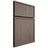 Shiloh Cabinetry Full Overlay Napa Vertical White Oak Quarter Sawn Clay Door