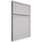 Shiloh Cabinetry Full Overlay Napa Vertical White Oak Quarter Sawn Cotton Door