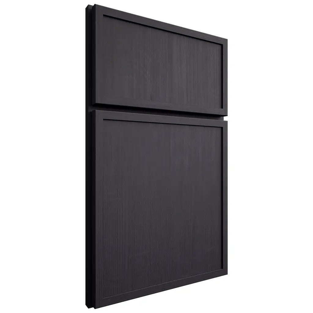 Shiloh Cabinetry Full Overlay Napa Vertical White Oak Quarter Sawn Harbor Door