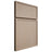 Shiloh Cabinetry Full Overlay Napa Vertical White Oak Quarter Sawn Straw Door