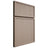 Shiloh Cabinetry Full Overlay Napa Vertical White Oak Quarter Sawn Whitewash Door