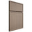 Shiloh Cabinetry Full Overlay Napa Vertical White Oak Rift Cut Almond Door