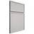 Shiloh Cabinetry Full Overlay Napa Vertical White Oak Rift Cut Cotton Door