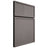 Shiloh Cabinetry Full Overlay Napa Vertical White Oak Rift Cut Flagstone Door