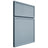 Shiloh Cabinetry Full Overlay Napa Vertical White Oak Rift Cut Sky Door