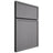 Shiloh Cabinetry Full Overlay Napa Vertical White Oak Rift Cut Sterling Door