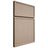 Shiloh Cabinetry Full Overlay Napa Vertical White Oak Rift Cut Straw Door