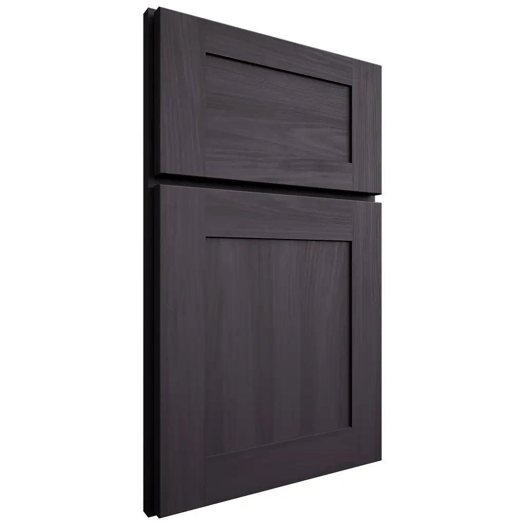 Shiloh Cabinetry Full Overlay New Haven Hickory Plain Cut Harbor Door