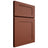 Shiloh Cabinetry Full Overlay New Haven Maple Plain Cut Cayenne Door