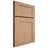 Shiloh Cabinetry Full Overlay New Haven Red Oak Plain Cut Natural Door