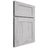 Shiloh Cabinetry Full Overlay New Haven Walnut Plain Cut Stratus Door